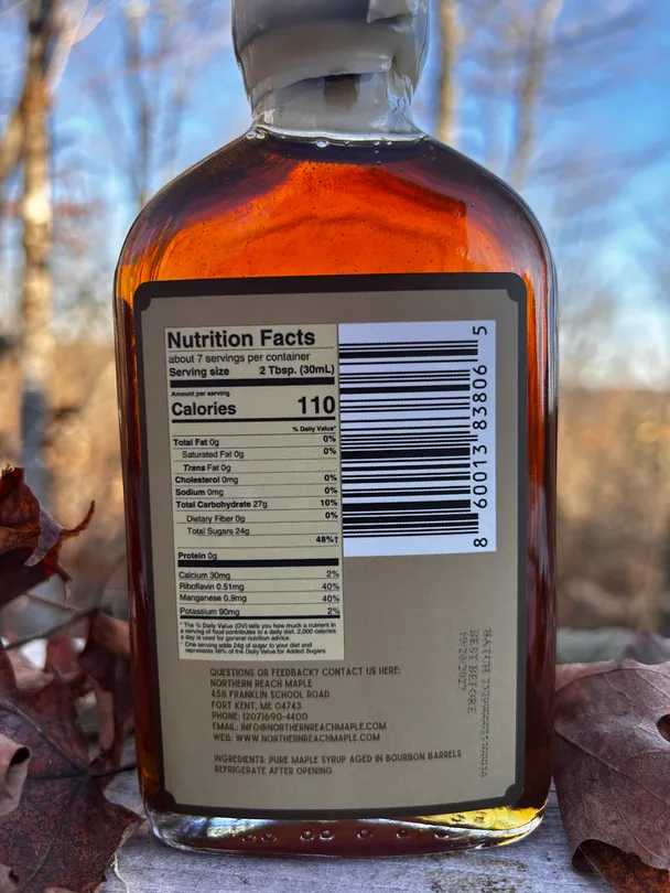 Bourbon Barrel Aged Maple Syrup