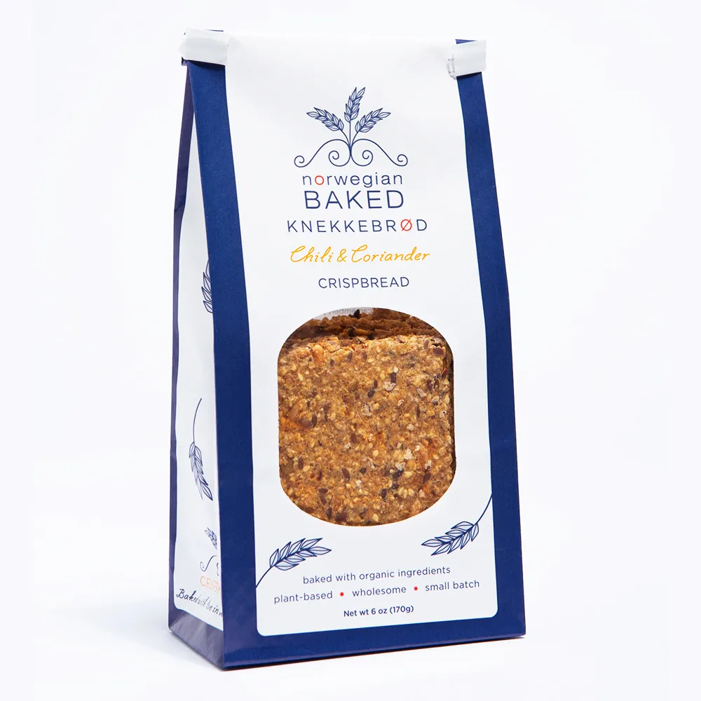 Variety Case Knekkebrød (4-flavors) • Crispbread • Organic Fresh Baked Vegan 