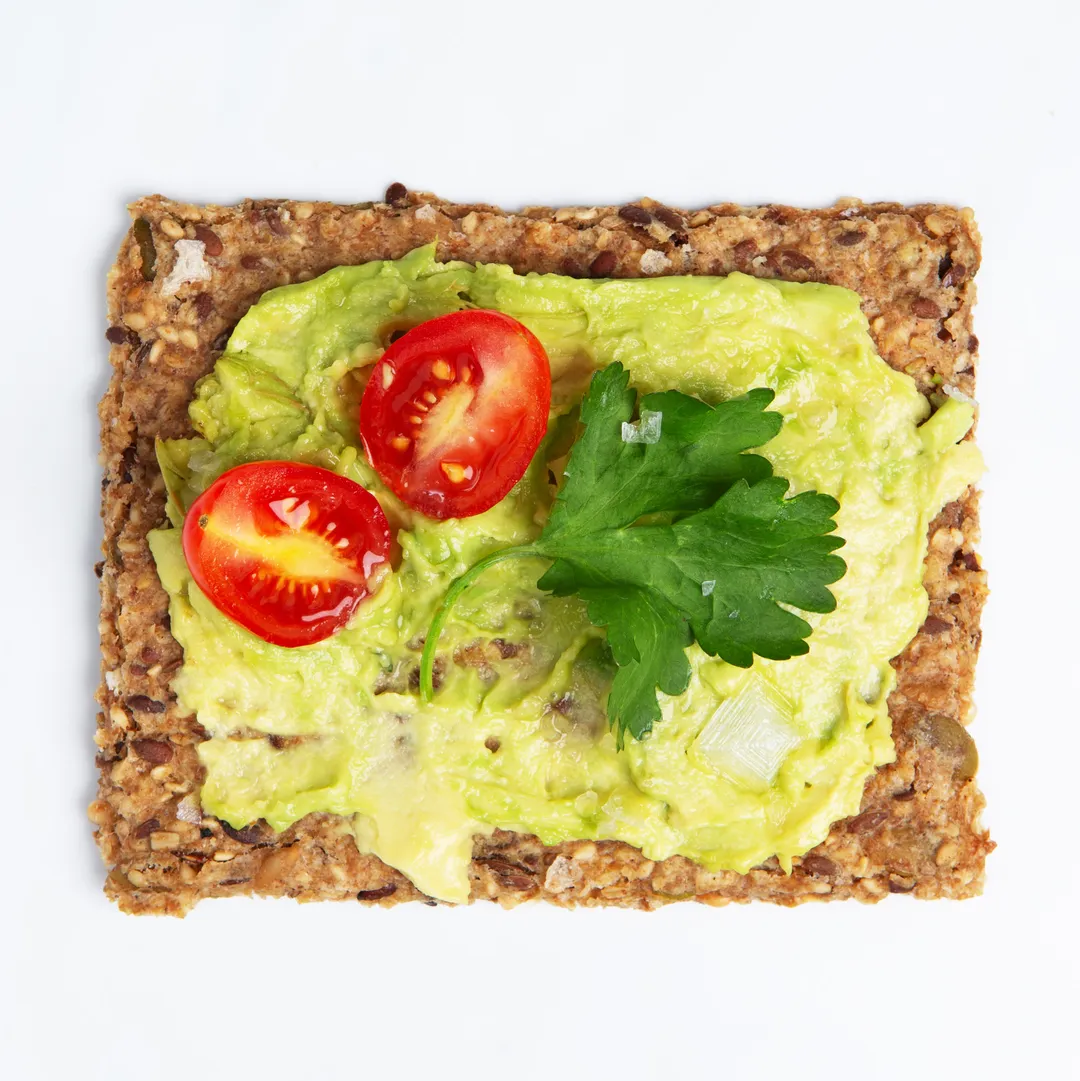 Chili & Coriander Knekkebrød • crispbread • seeded fiber-rich nutritious • vegan cracker