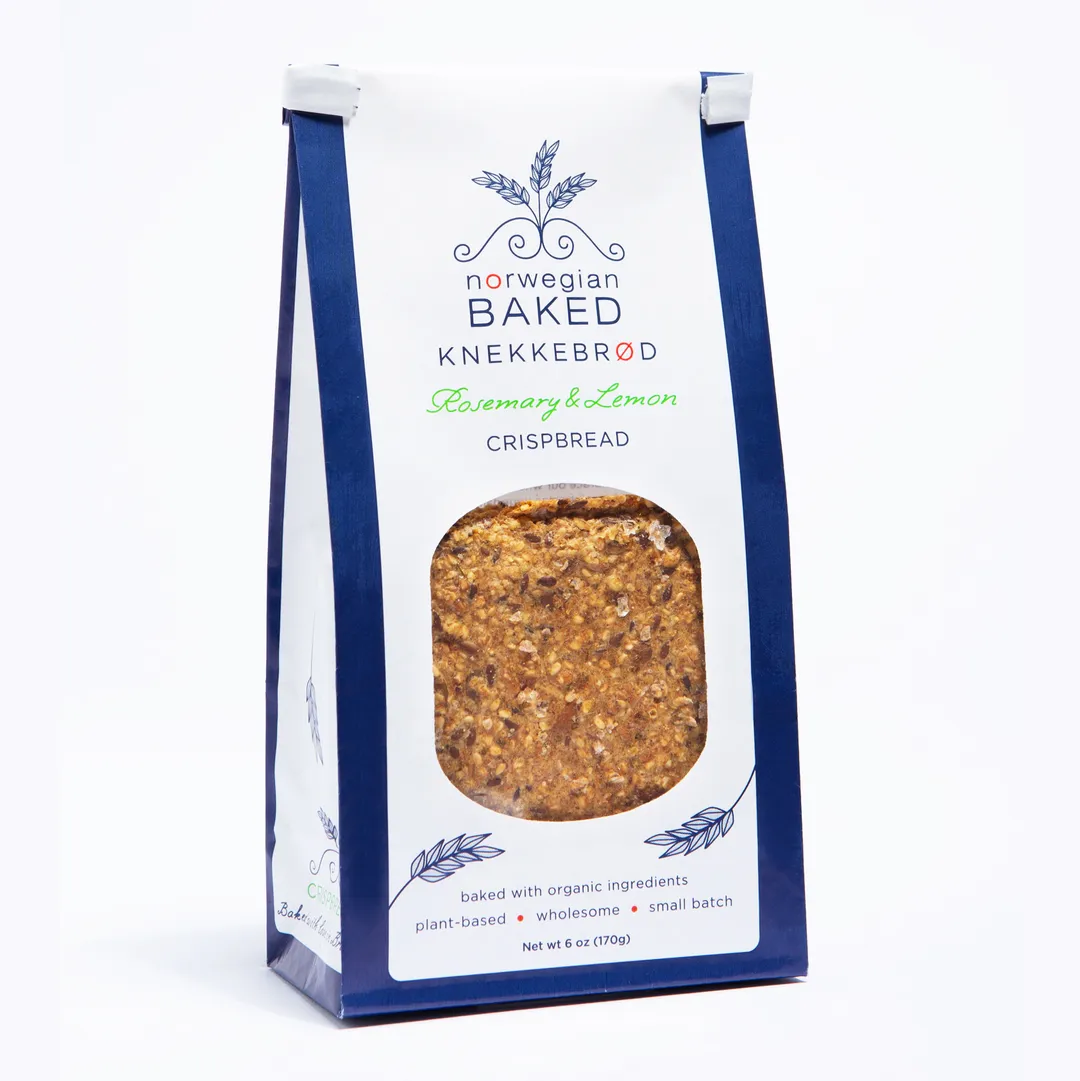 Variety Case Knekkebrød (4-flavors) • Crispbread • Organic Fresh Baked Vegan 