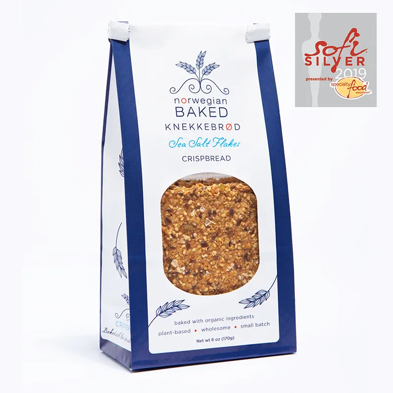Variety Case Knekkebrød (4-flavors) • Crispbread • Organic Fresh Baked Vegan 