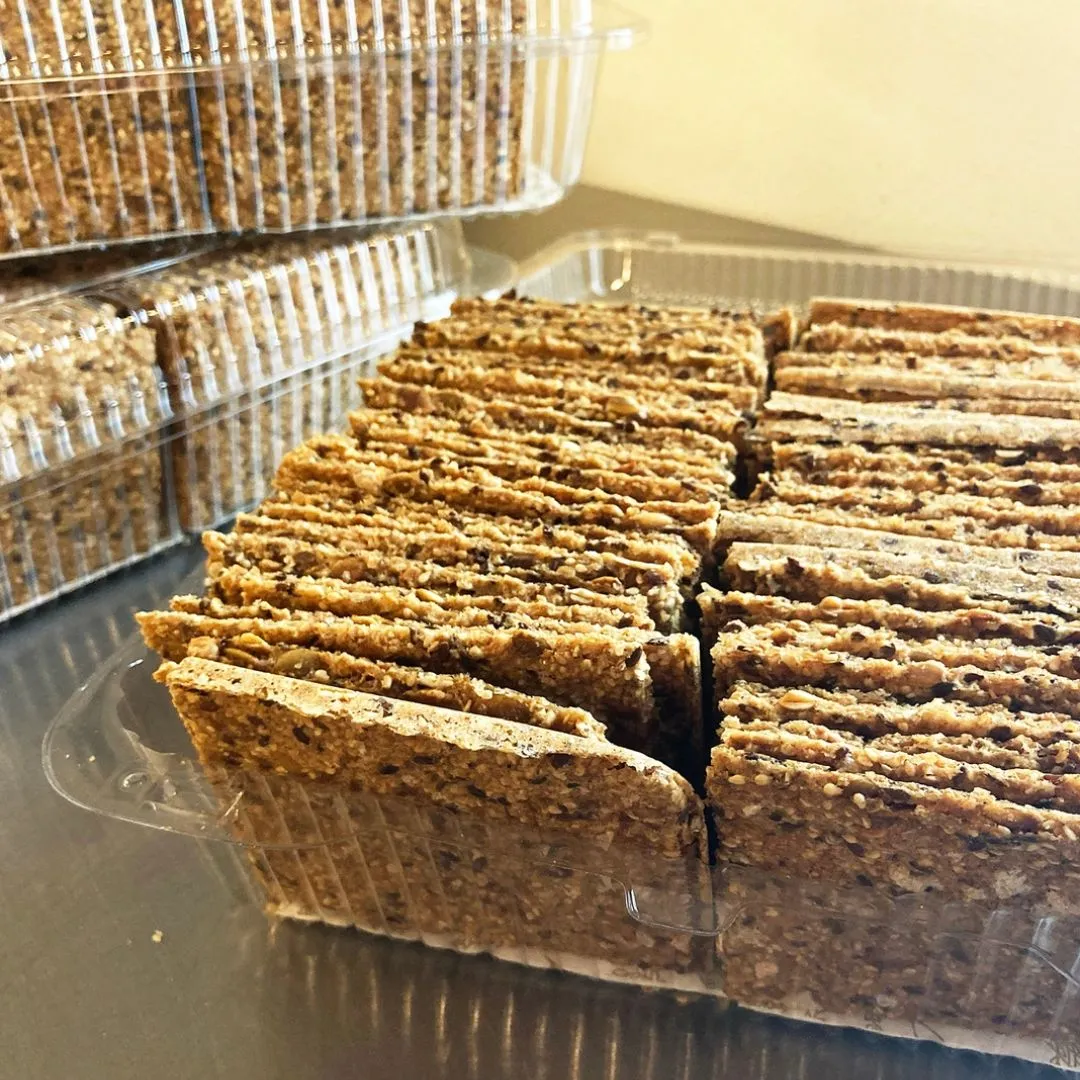 Bulk 2.5lb Sea Salt Flakes Knekkebrød • Awarding Winning Crispbread • Wholesome Goodness