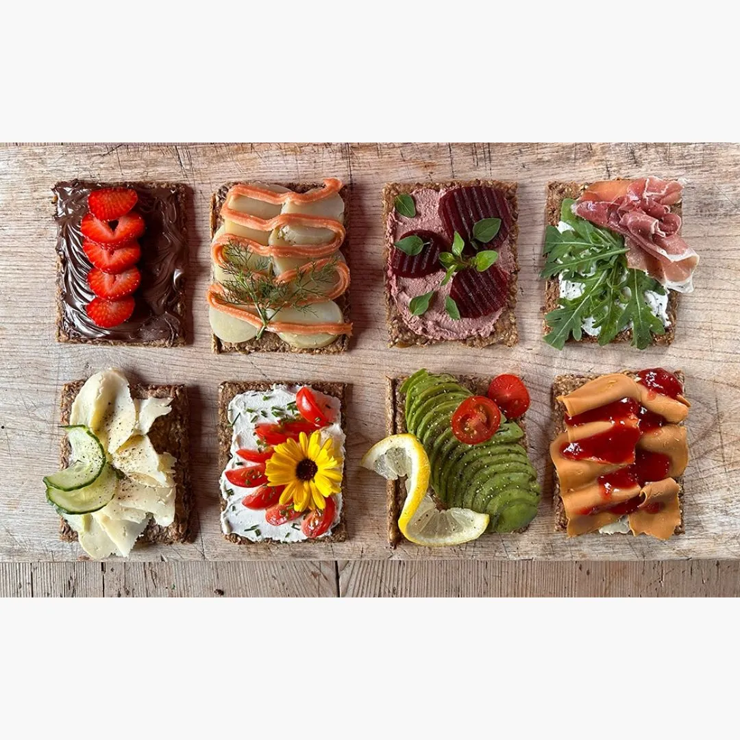 Classic Knekkebrød • Small Batch Organic Crispbread • Healthy Fiber Rich Fresh Baked