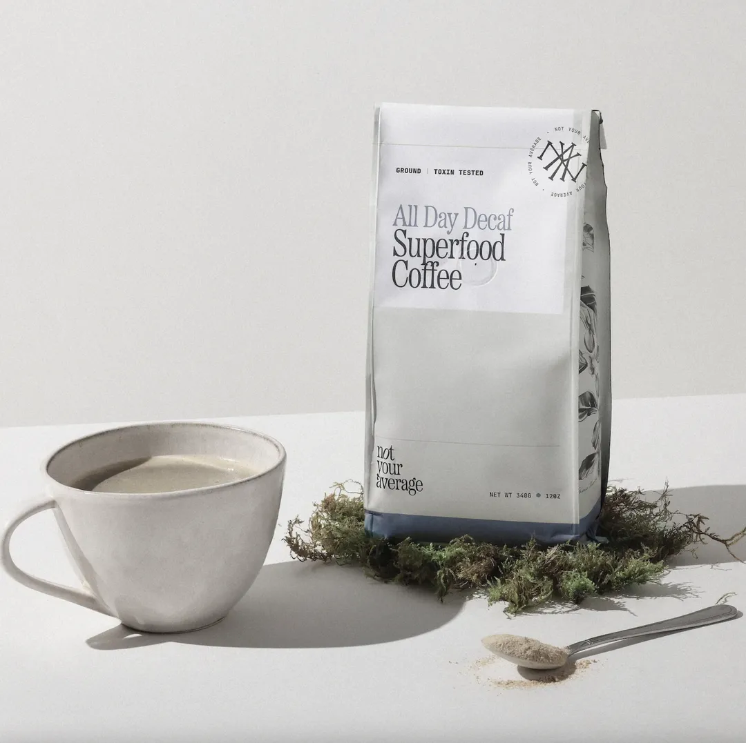 All Day Decaf Superfood Coffee with L-theanine & ashwagandha