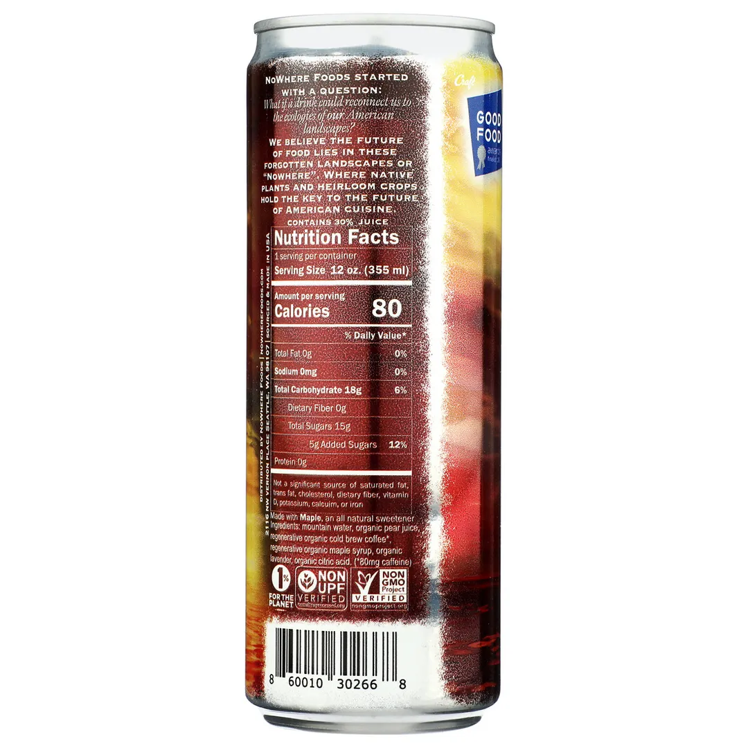 Coastal Coffee, Pear, and Maple Heirloom Beverage