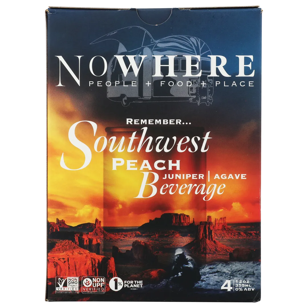 Southwest Peach, Juniper, and Agave Heirloom Beverage