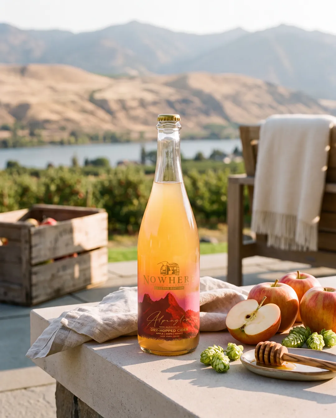 Cascadian Apple, Hops, Honey Reserve Beverage (750ml)