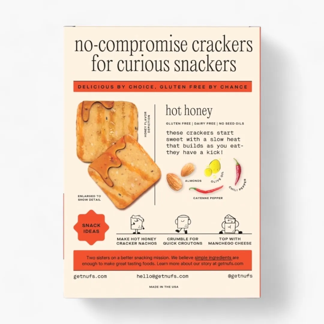 Hot Honey Gluten-Free Crackers - Box