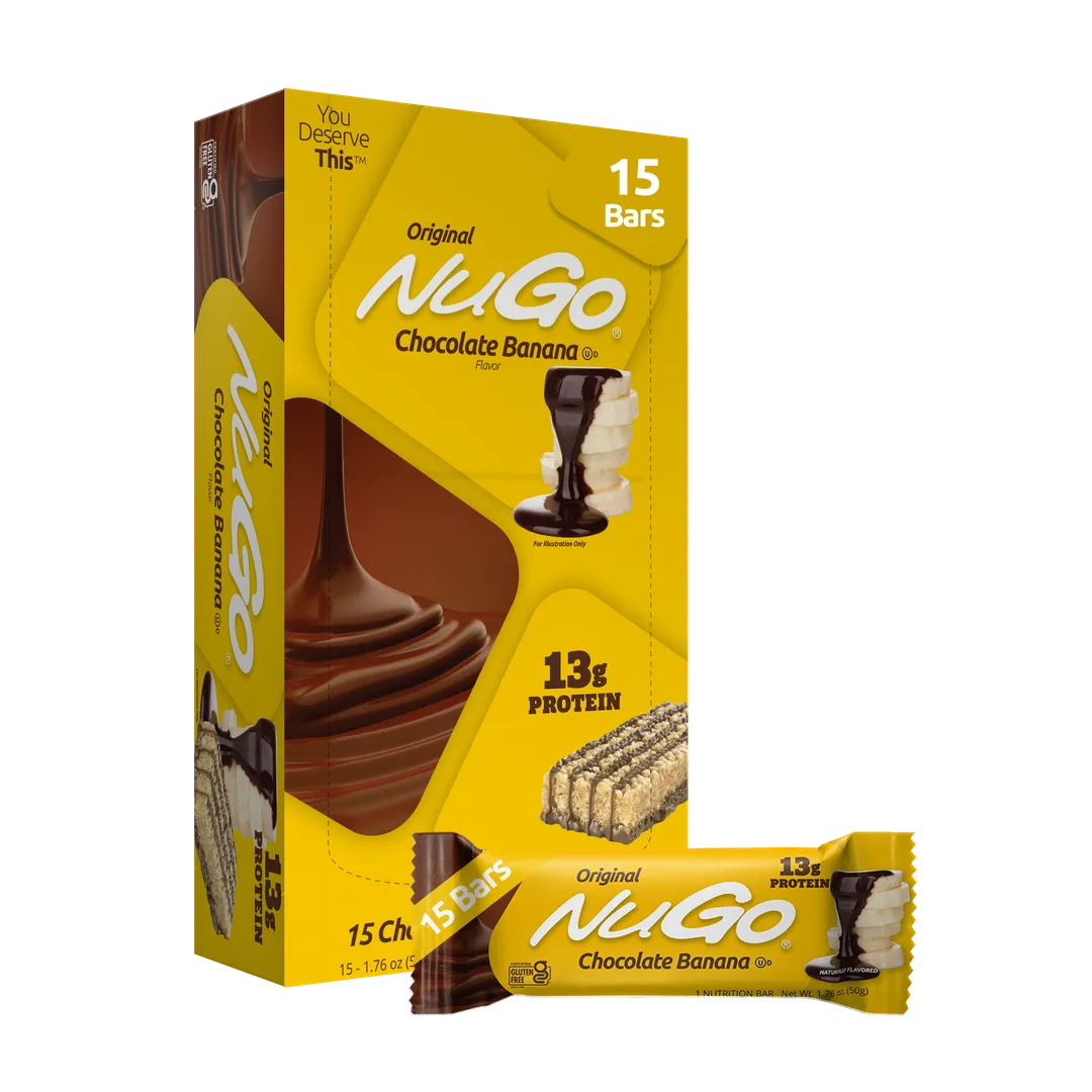 NuGo Original Chocolate Banana Protein Bar
