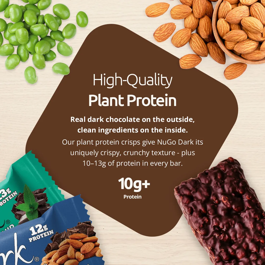 NuGo Dark Almond with Sea Salt Protein Bar