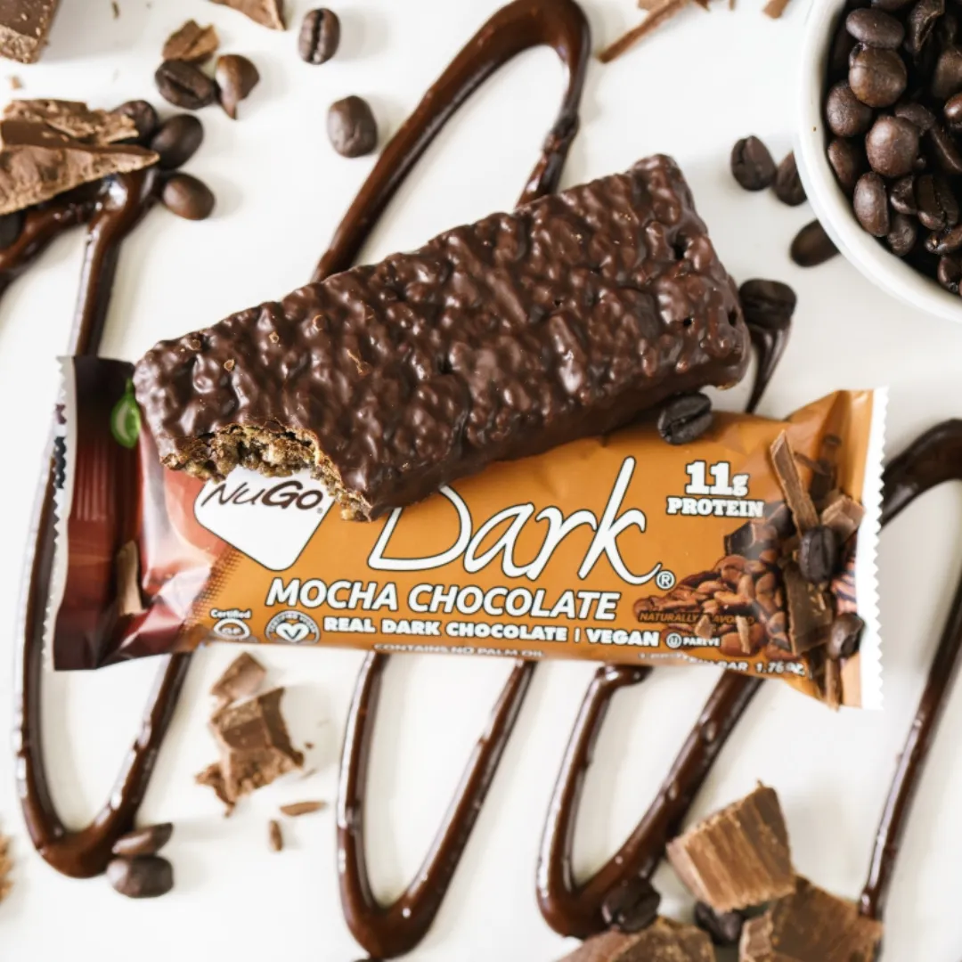 NuGo Dark Mocha Chocolate Protein Bar