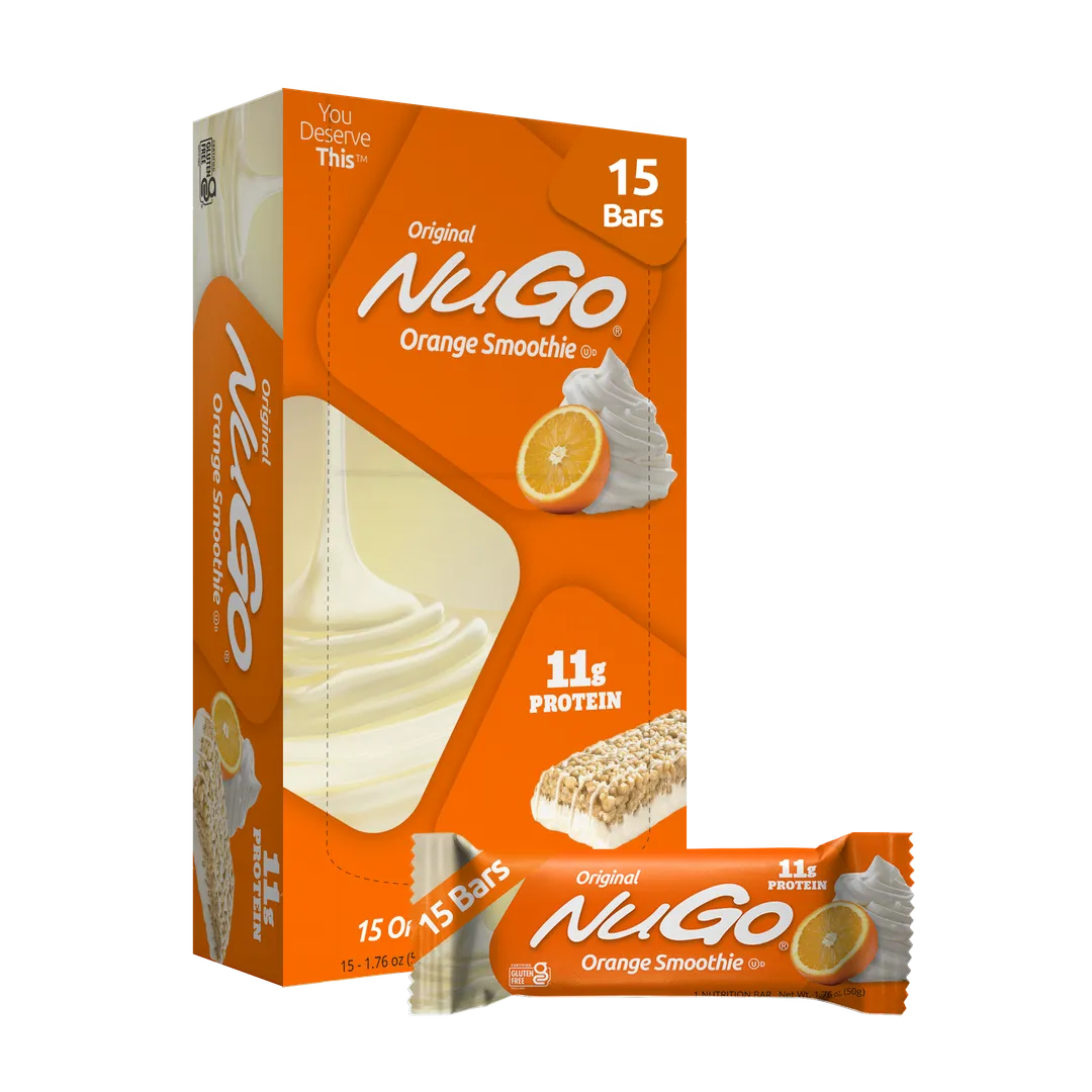 NuGo Original Orange Smoothie Protein Bar