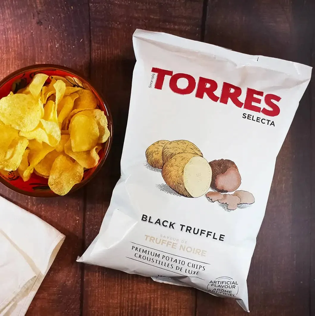Black Truffle Torres Gourmet Potato Chips