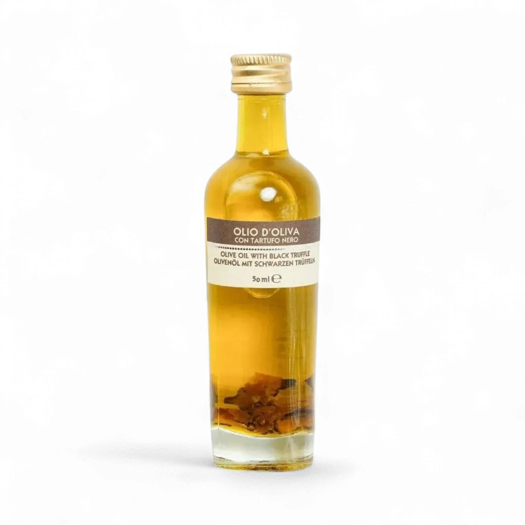 Olive Oil with Black Truffle Chunks