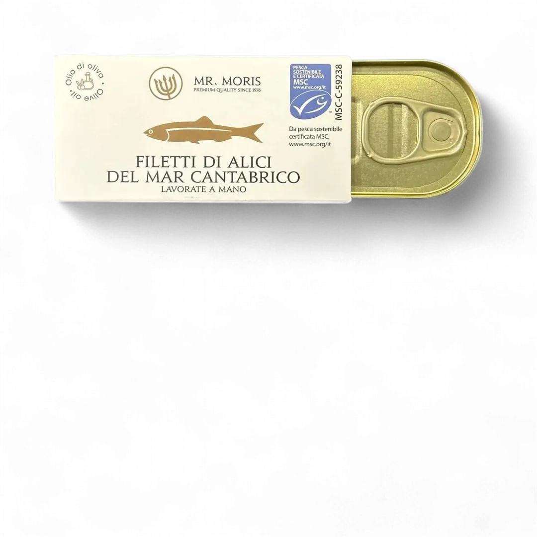 Premium Quality Kosher Cantabrian Sea Anchovies Fillets