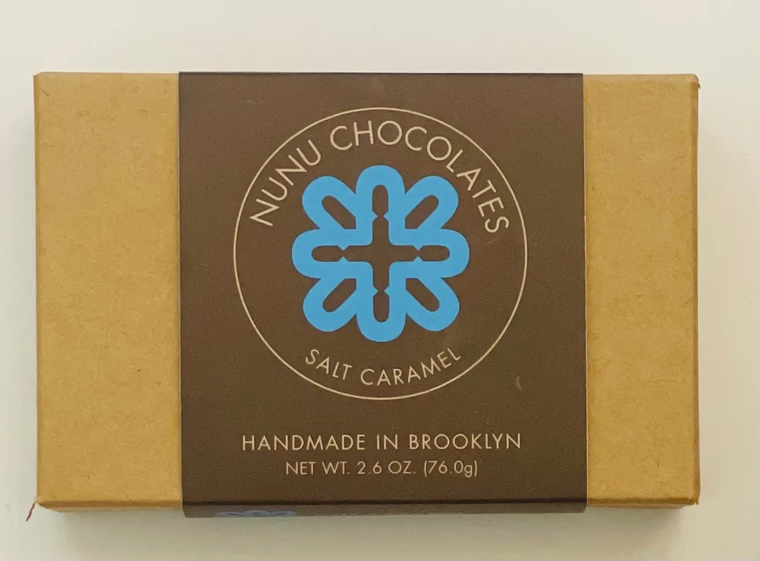 6 piece Nunu Chocolates Salt Caramel - gluten free