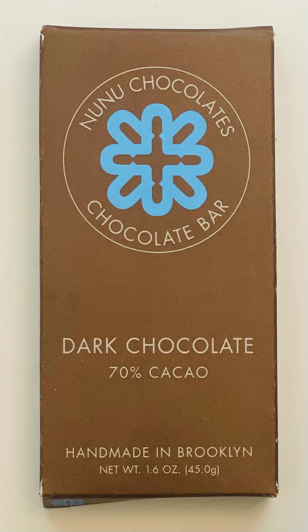 Nunu Chocolates 70% Dark Chocolate Bar-Vegan and Gluten Free