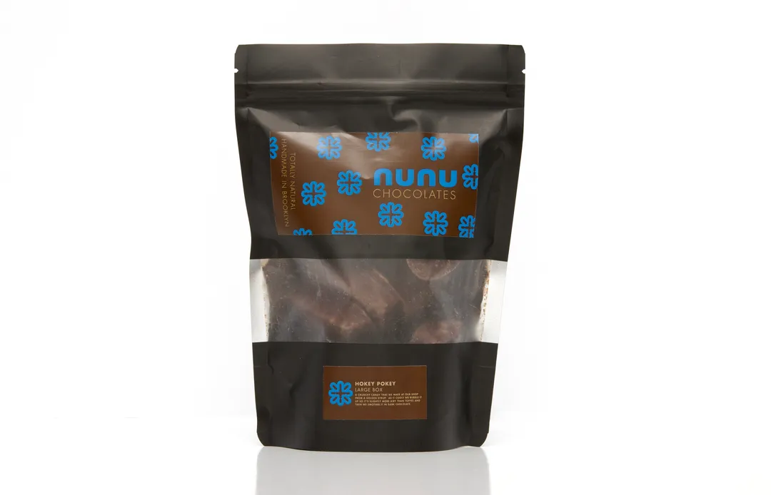 Nunu Chocolates Hokey Pokey (Sponge Candy) in Dark chocolate