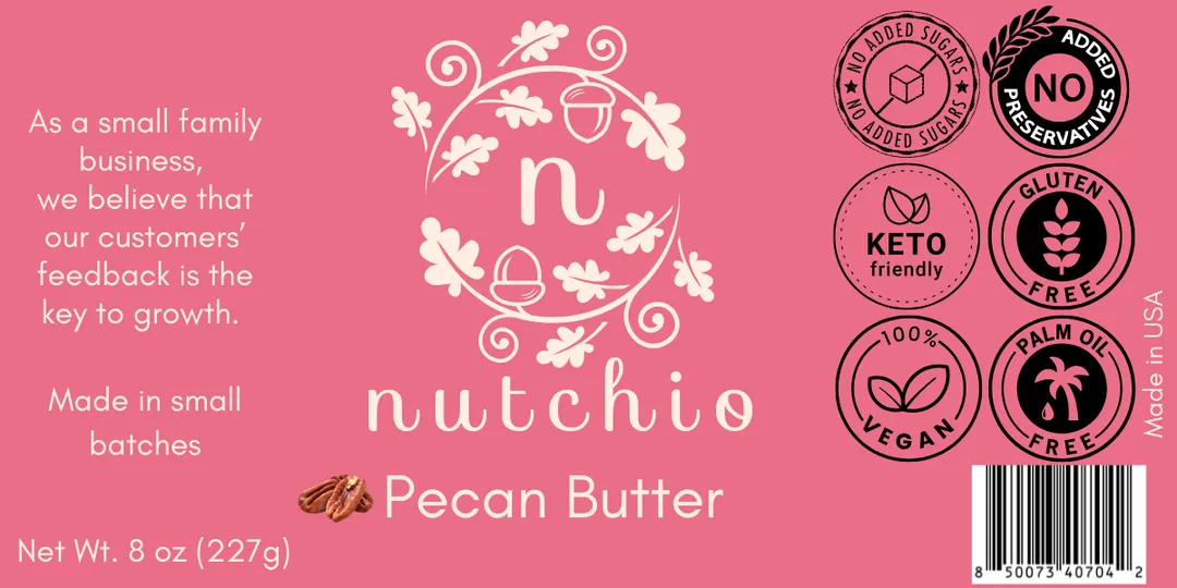 Pecan Butter (100% Pecans)