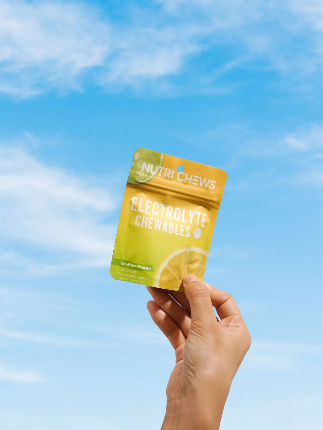 Lemon Lime Chewable Hydration Tablet - No Water Needed