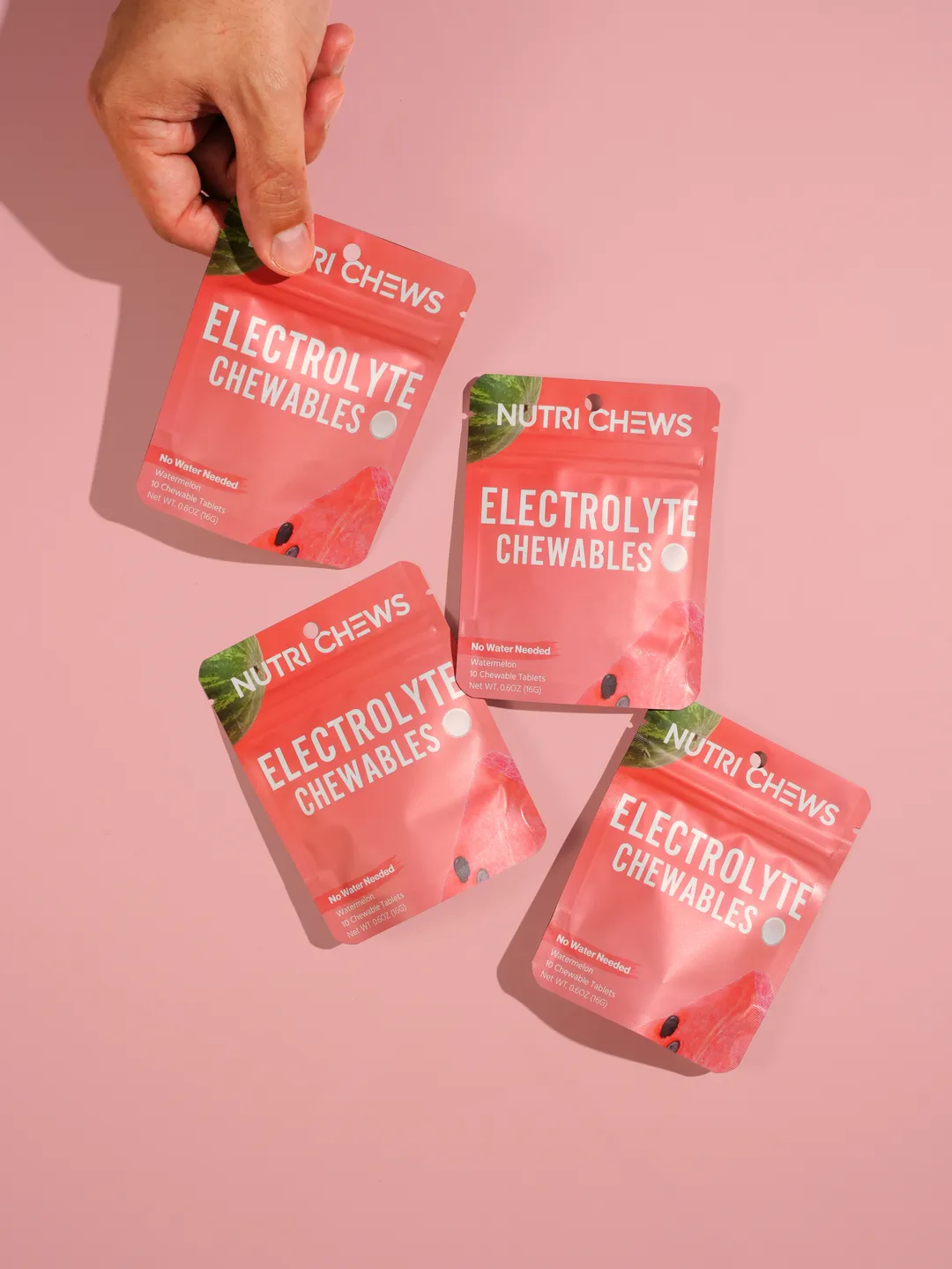 Watermelon Chewable Hydration Tablet - No Water Needed