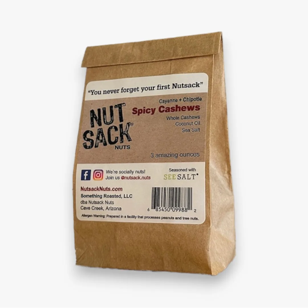 Spicy Cashews - Mini (3oz)