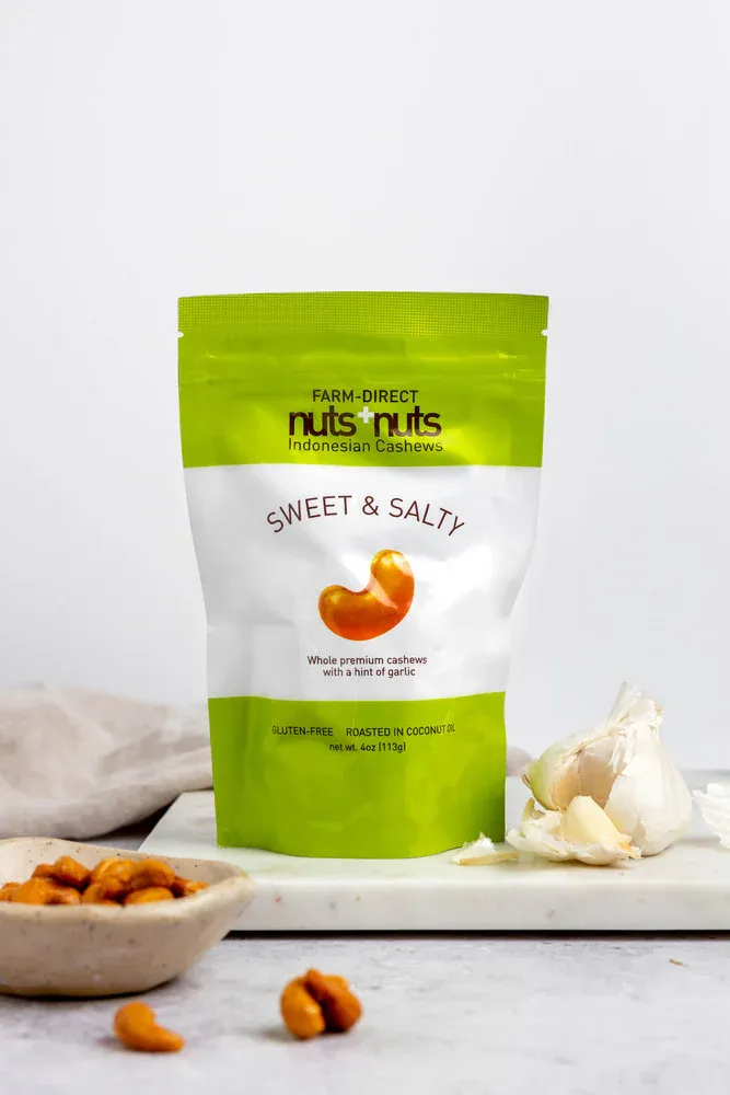 Sweet & Salty Indonesian Roasted Cashews 4 Oz