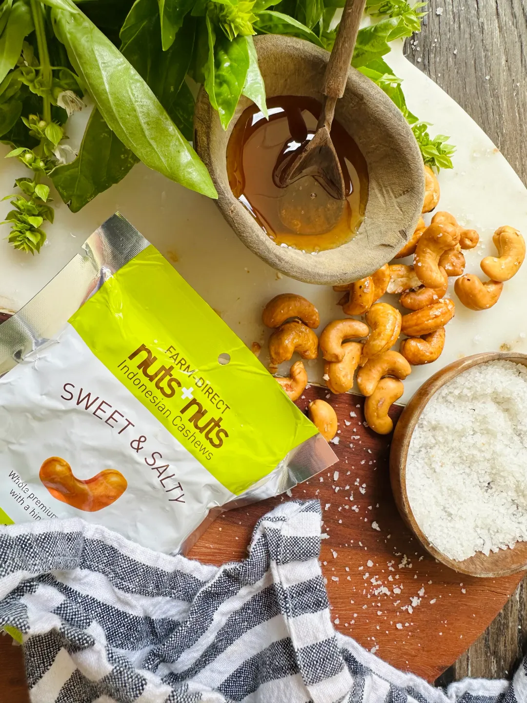 Sweet & Salty Indonesian Roasted Cashews Snack Pack 1.76 oz