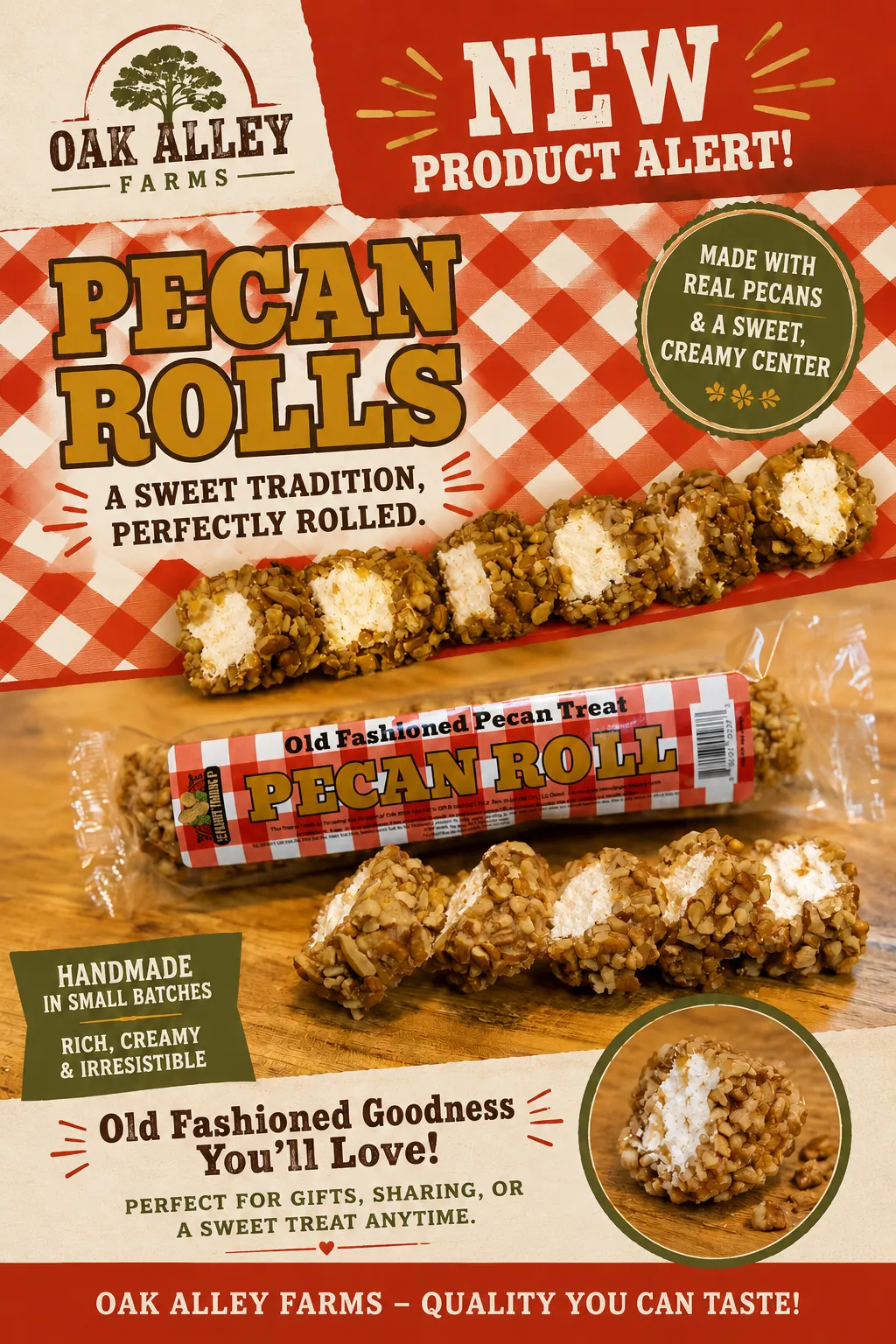 Peanut Trading Company Pecan Roll