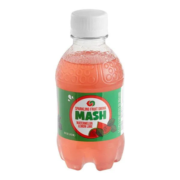 Mash Sparkling Fruit Drink, 16oz Bottles