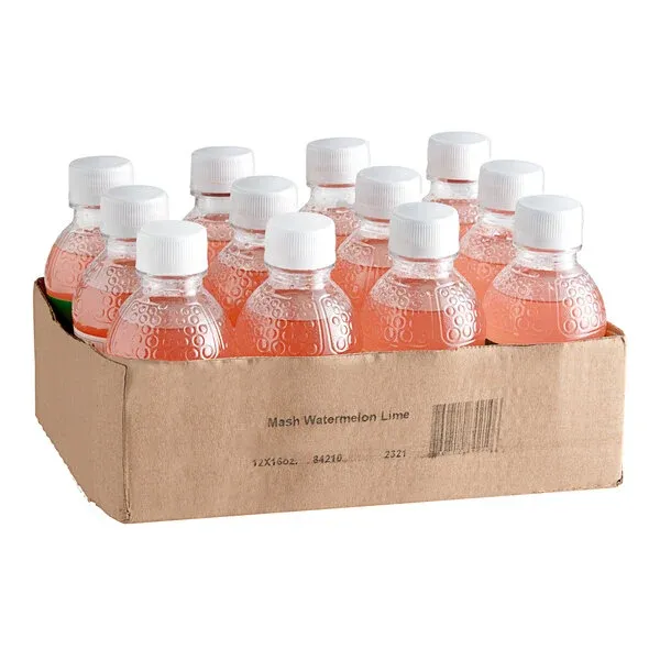 Mash Sparkling Fruit Drink, 16oz Bottles