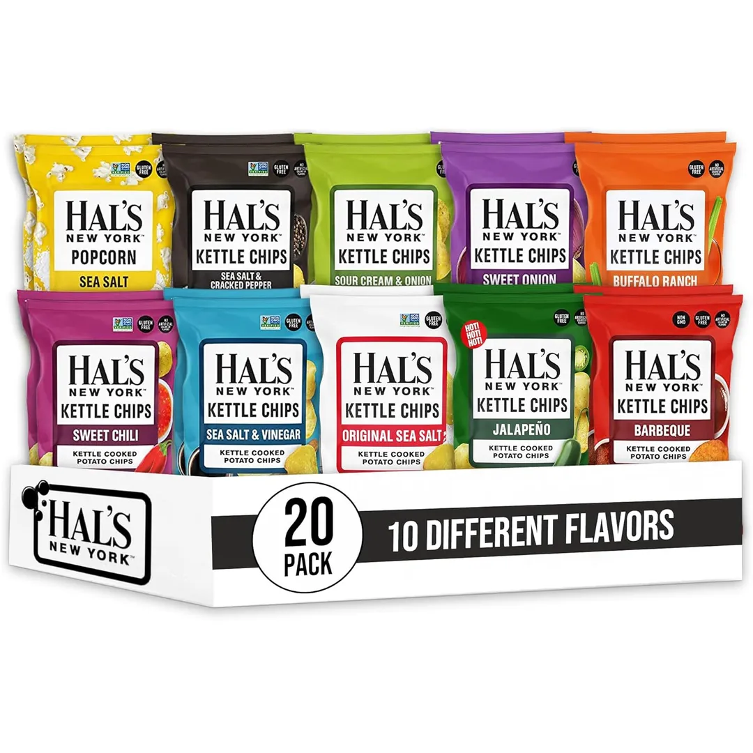Hal's New York Kettle Cooked Potato Chips, 5oz