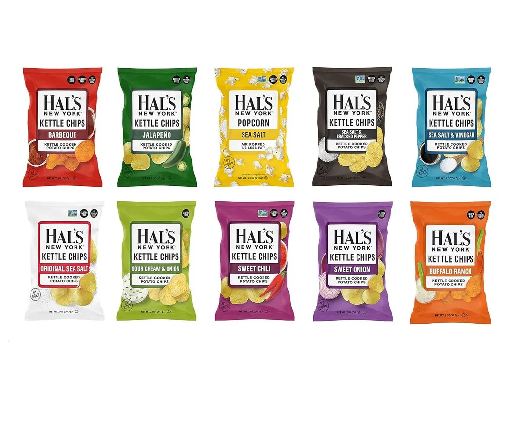 Hal's New York Kettle Cooked Potato Chips, 5oz