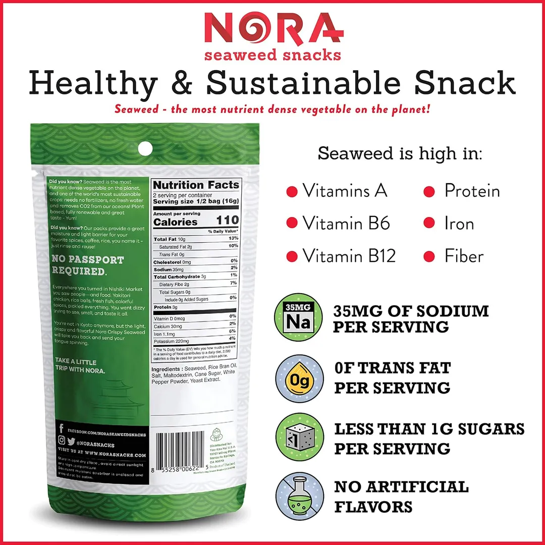 Nora Premium Seaweed Snacks