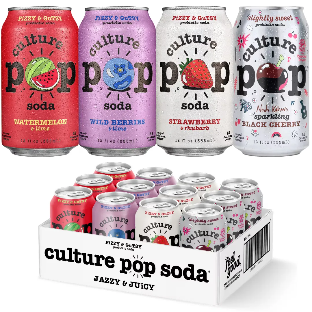 Culture Pop Sparkling Probiotic Soda, 12oz