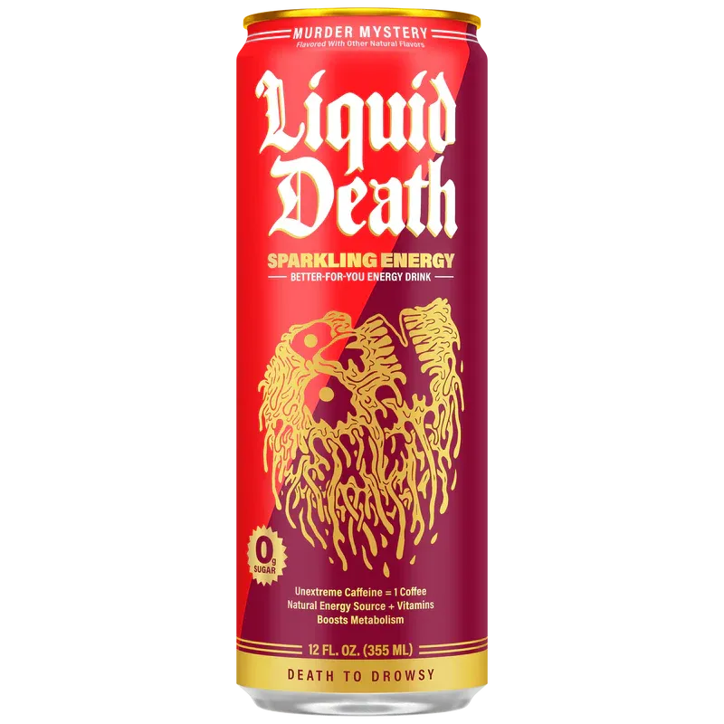 Liquid Death Sparkling Energy Drink 12oz