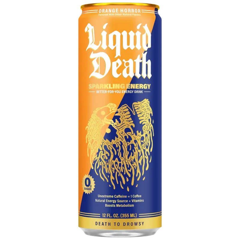 Liquid Death Sparkling Energy Drink 12oz