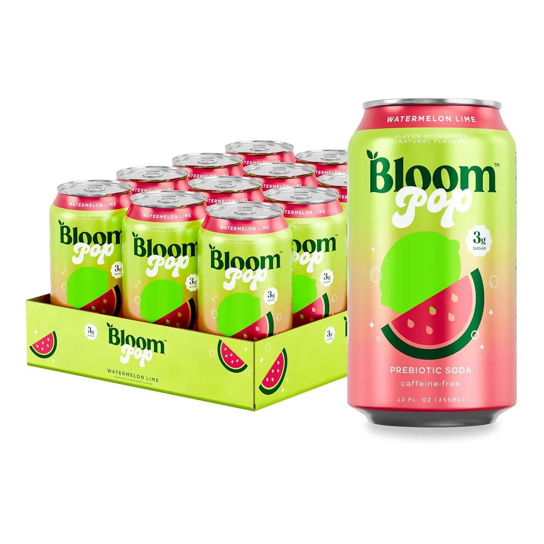 Bloom Pop Prebiotic Soda, 12oz variant