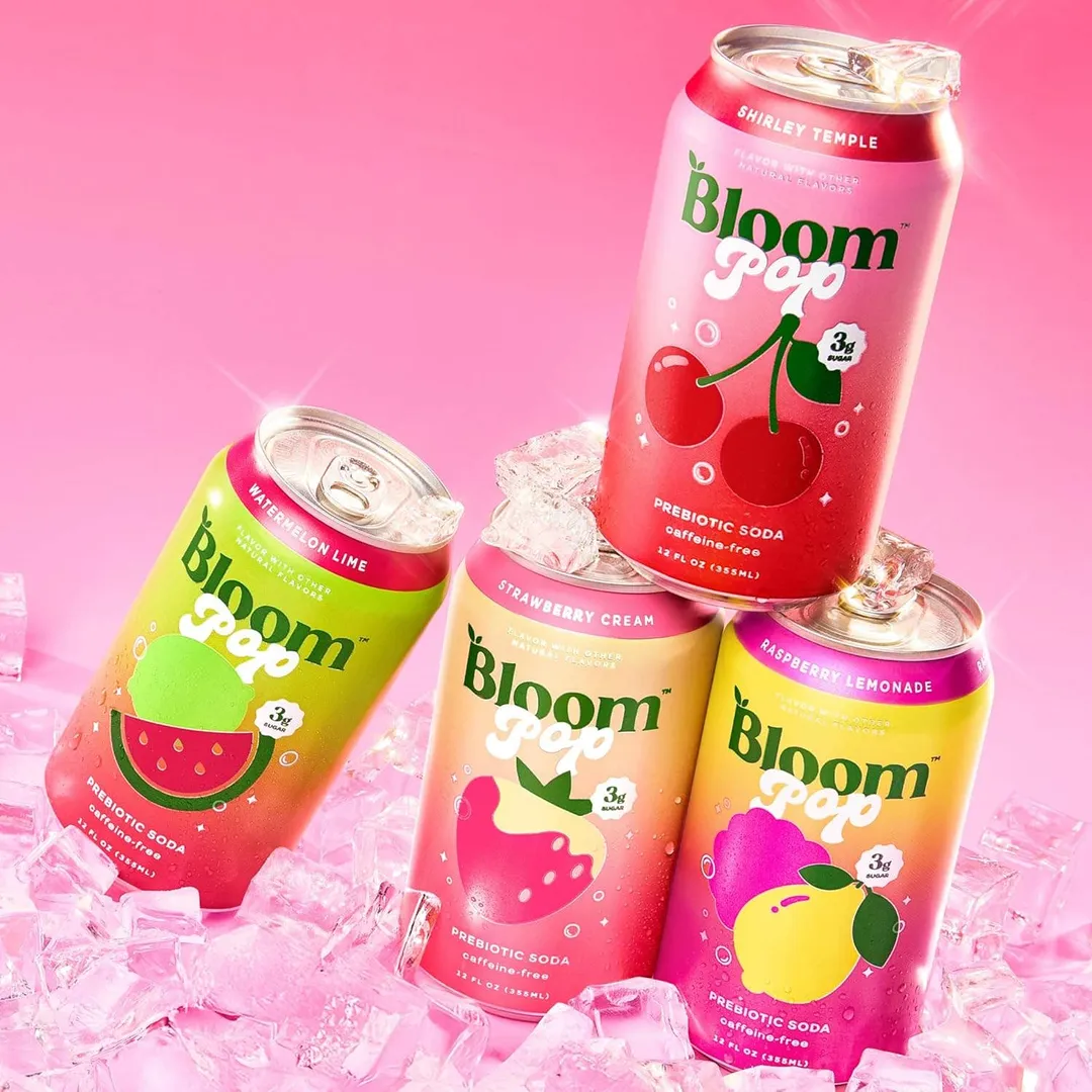Bloom Pop Prebiotic Soda, 12oz