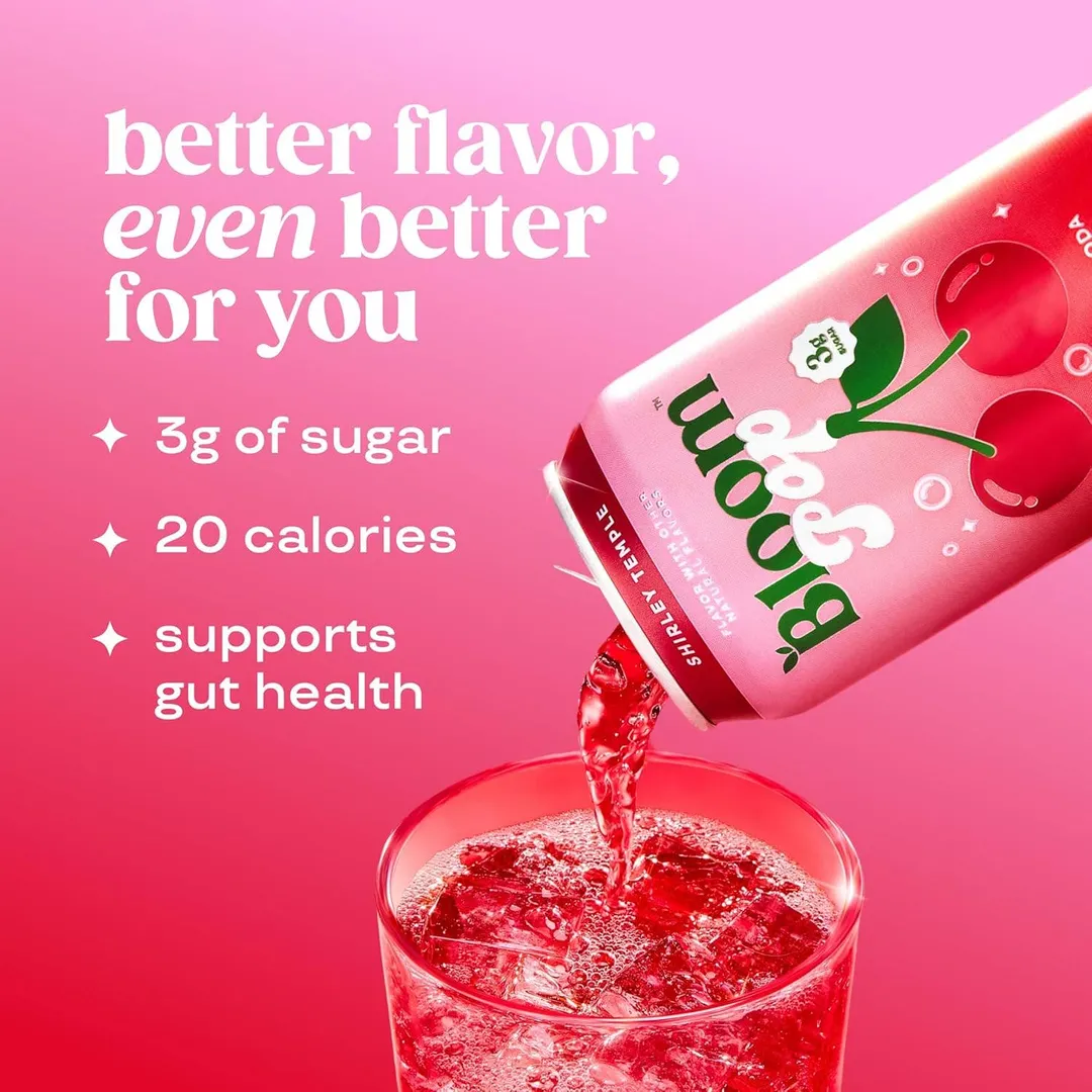 Bloom Pop Prebiotic Soda, 12oz