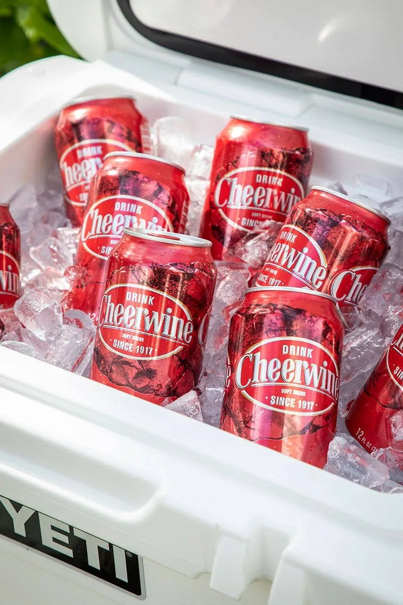 Cheerwine Cherry Soda Soft Drink, 12oz Cans