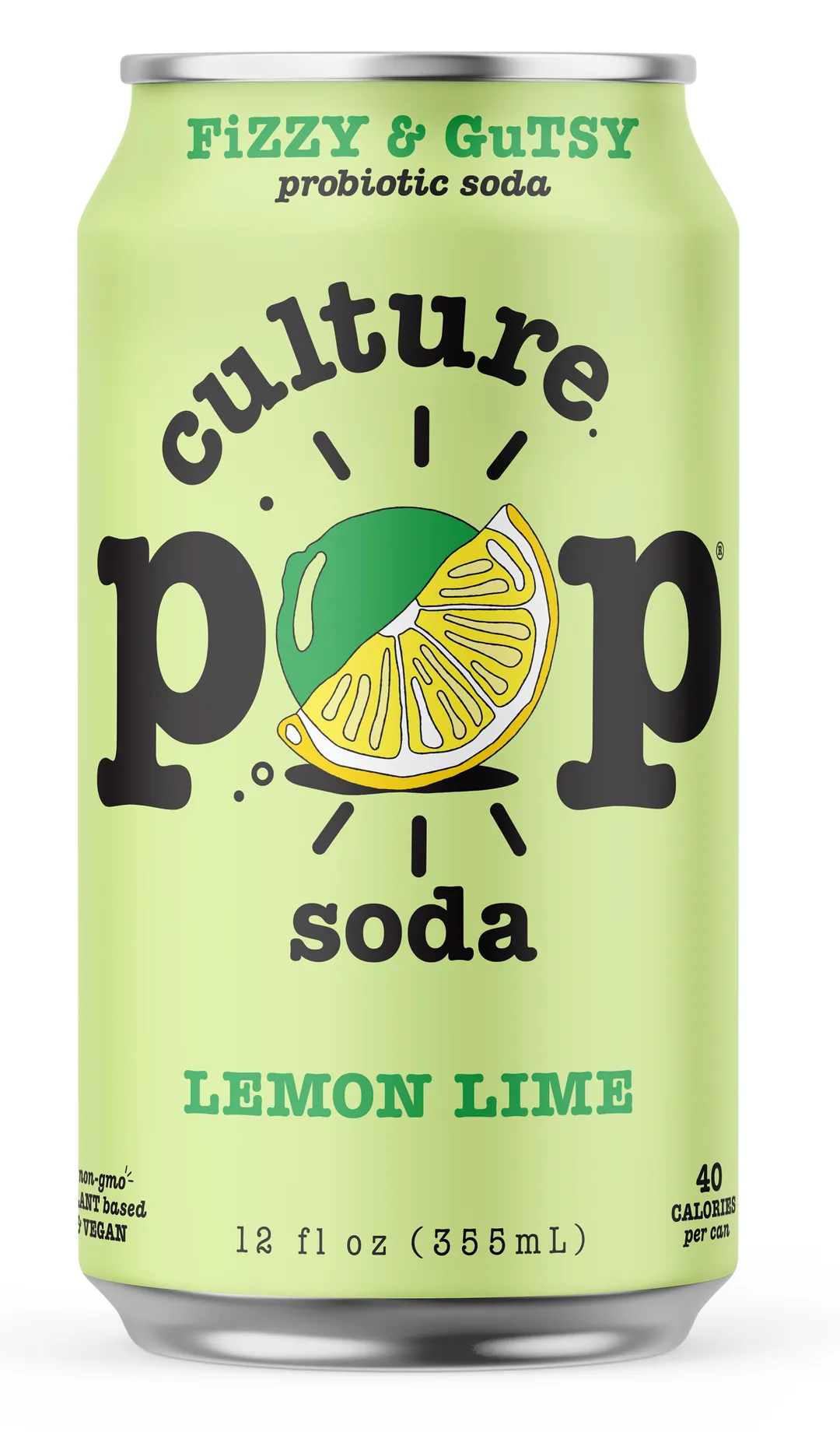 Culture Pop Sparkling Probiotic Soda, 12oz variant