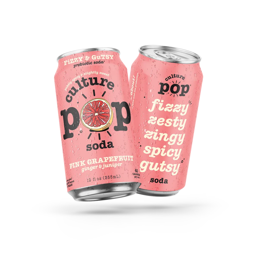 Culture Pop Sparkling Probiotic Soda, 12oz variant
