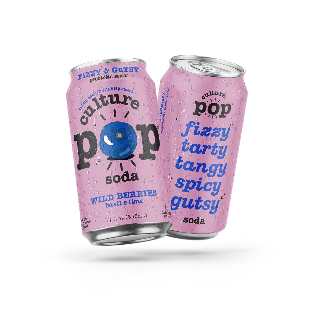 Culture Pop Sparkling Probiotic Soda, 12oz variant