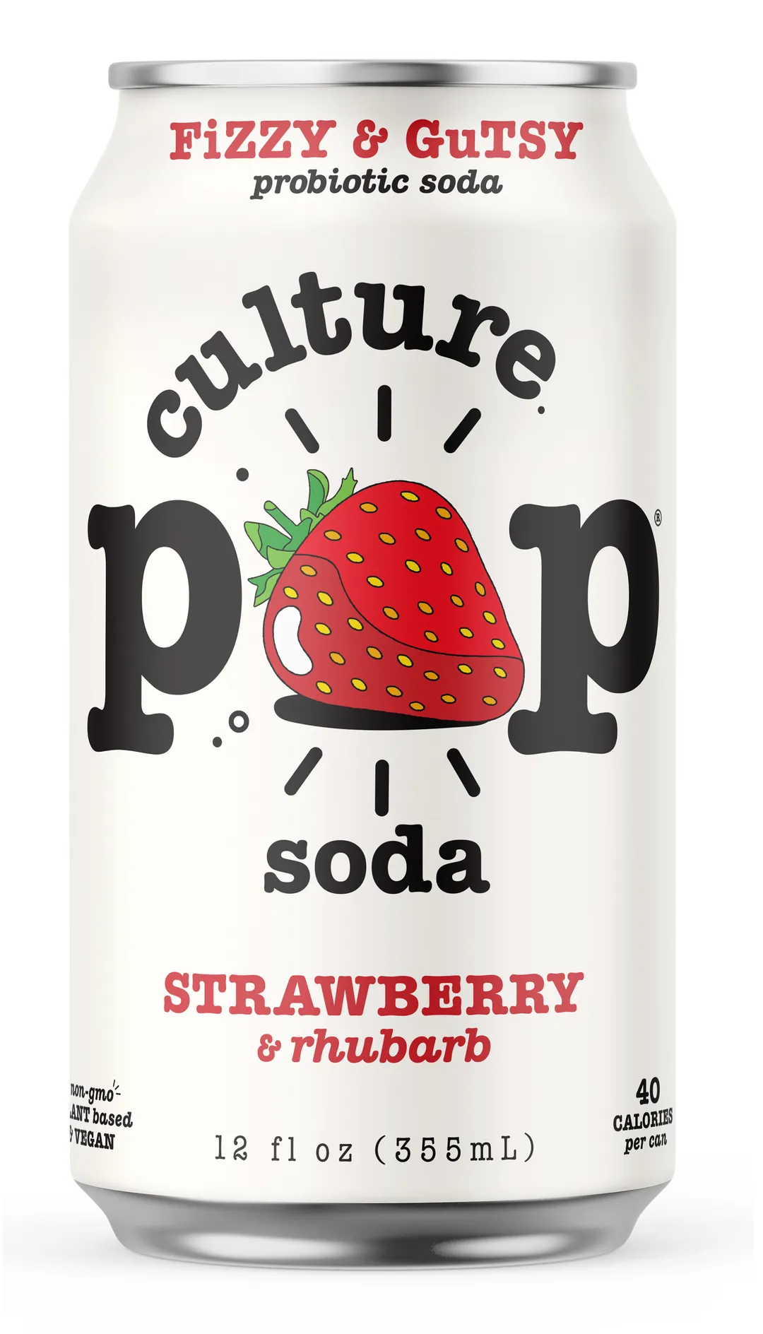 Culture Pop Sparkling Probiotic Soda, 12oz variant