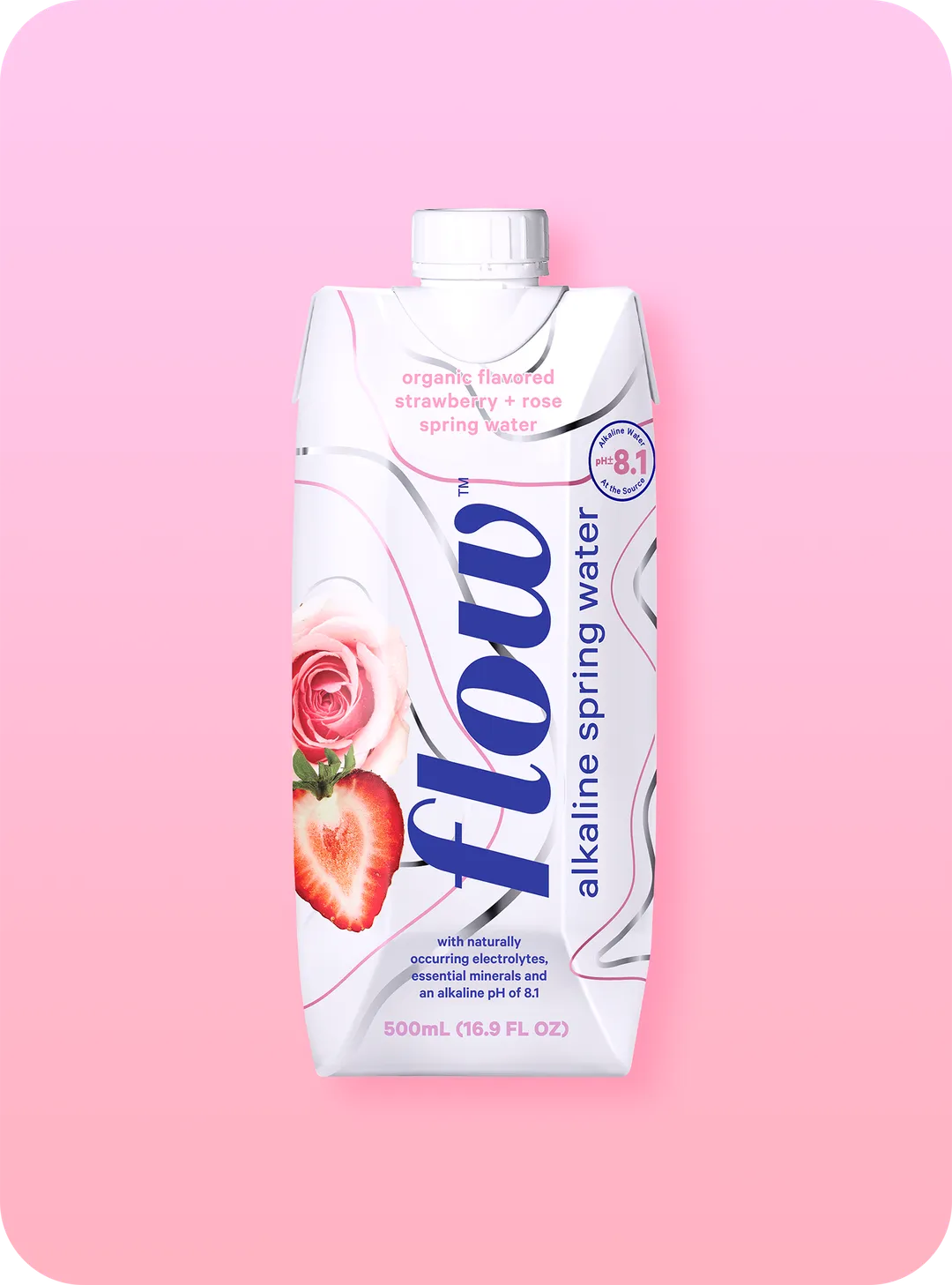 Flow Alkaline Flavored Spring Water, 16.9oz variant