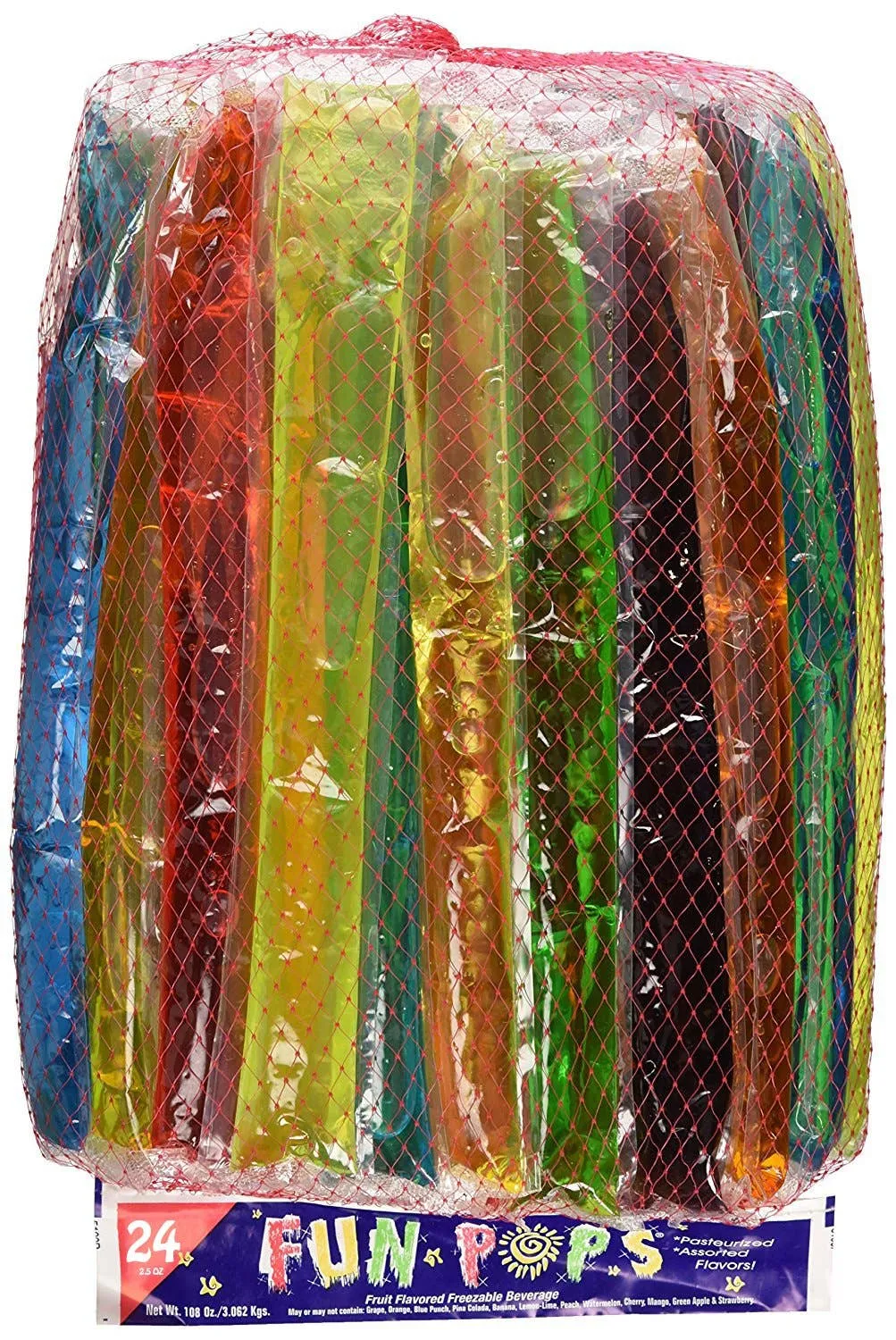 FunPops Frozen Ice Pops, 24 Pack