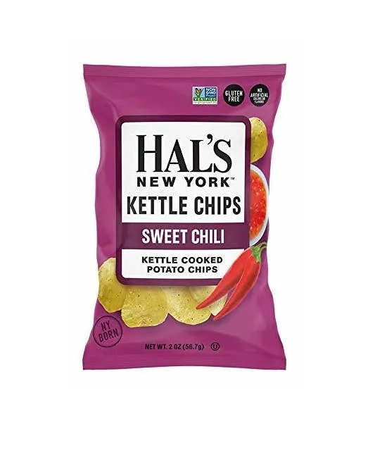 Hal's New York Kettle Cooked Potato Chips, 2oz variant