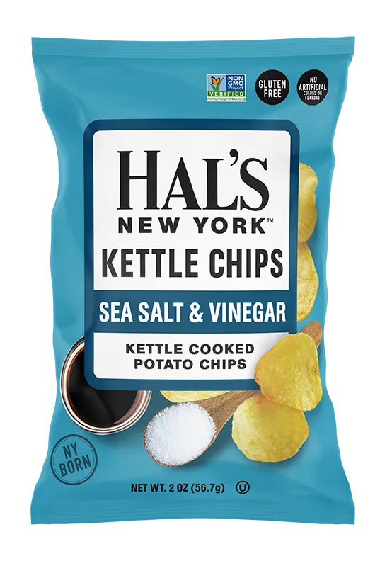 Hal's New York Kettle Cooked Potato Chips, 2oz variant
