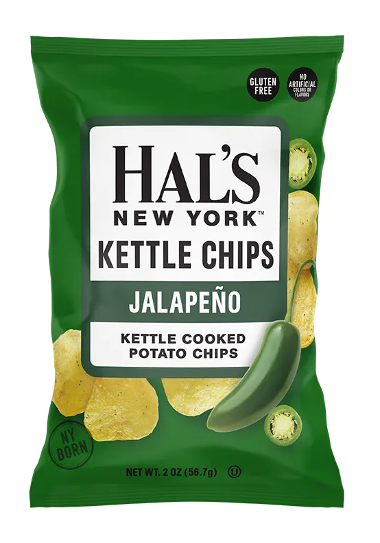 Hal's New York Kettle Cooked Potato Chips, 2oz variant